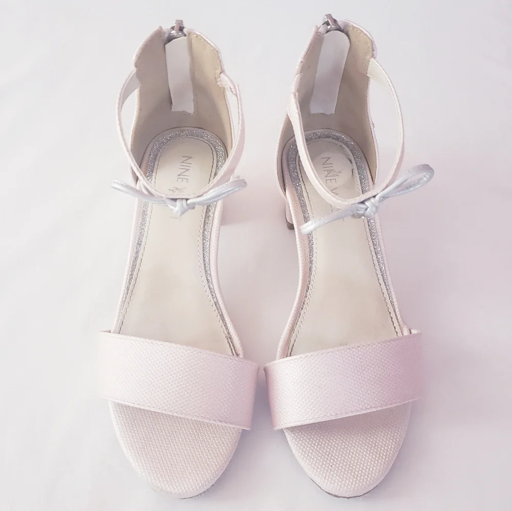 Nine west girls light pink dress sandal